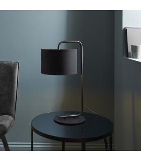 Landis Table Lamp Satin Black Black-2