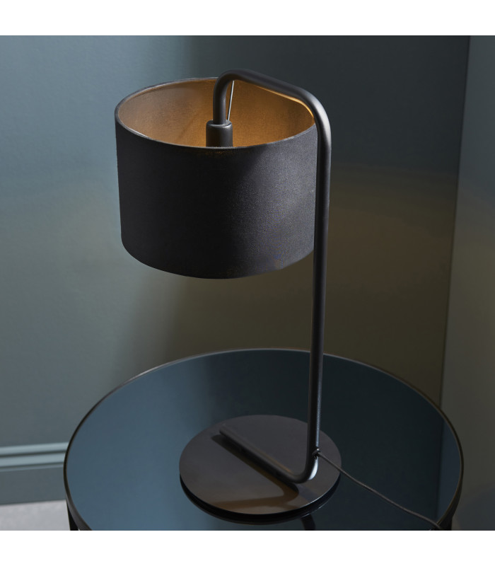 Landis Table Lamp Satin Black Black-5