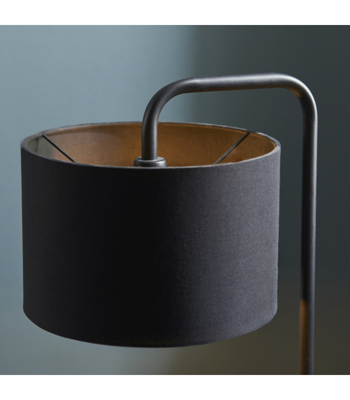 Landis Table Lamp Satin Black Black-6