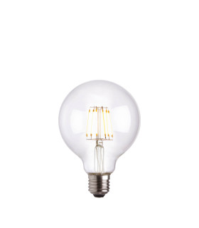 E27 LED filament globe Bulb Clear Glass-1