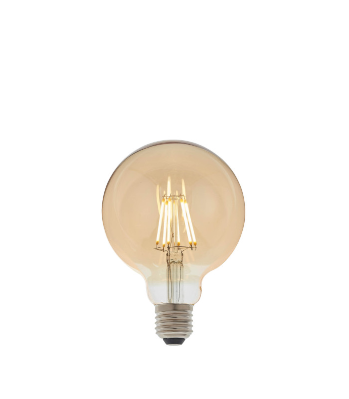 E27 LED filament globe Bulb Amber Glass-1