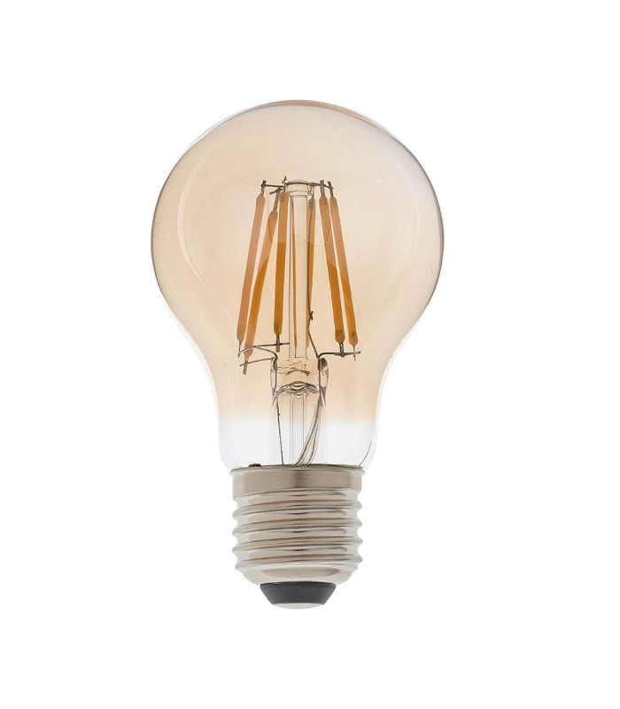 E27 LED Filament GLS Bulb Amber Glass-2