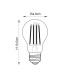 E27 LED Filament GLS Bulb Amber Glass-3