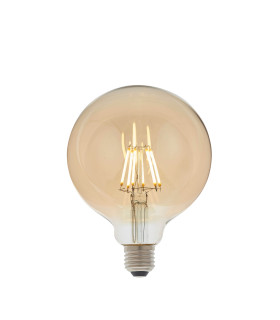 E27 LED filament globe Bulb Amber Glass-1