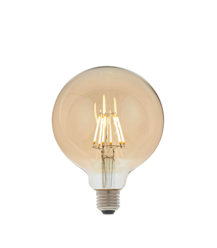 E27 LED filament globe Bulb Amber Glass-1