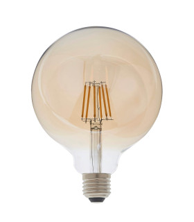 E27 LED filament globe Bulb Amber Glass-2