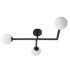 Spa Bathroom Ceiling Light Matt Black Matt Opal Glass-7