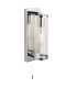 Taylor Bathroom Wall Lamp Chrome Clear Glass-1