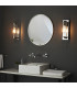 Taylor Bathroom Wall Lamp Chrome Clear Glass-3