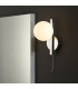 Spa Bathroom Wall Lamp Chrome Matt Opal Glass-2