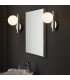 Spa Bathroom Wall Lamp Chrome Matt Opal Glass-4