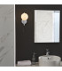 Spa Bathroom Wall Lamp Chrome Matt Opal Glass-5