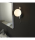 Spa Bathroom Wall Lamp Chrome Matt Opal Glass-6