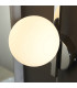 Spa Bathroom Wall Lamp Chrome Matt Opal Glass-7