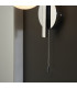 Spa Bathroom Wall Lamp Chrome Matt Opal Glass-9