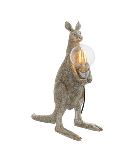 Kangaroo Table Lamp Vintage Silver Chrome-1