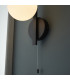 Spa Bathroom Wall Lamp Matt Black Matt Opal Glass-6