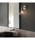 Toulon Bathroom Wall Lamp Chrome Clear Glass-3