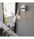 Toulon Bathroom Wall Lamp Chrome Clear Glass-4