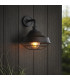 Lloyd Bathroom Wall Lamp Textured Matt Black With Clear Glass-3