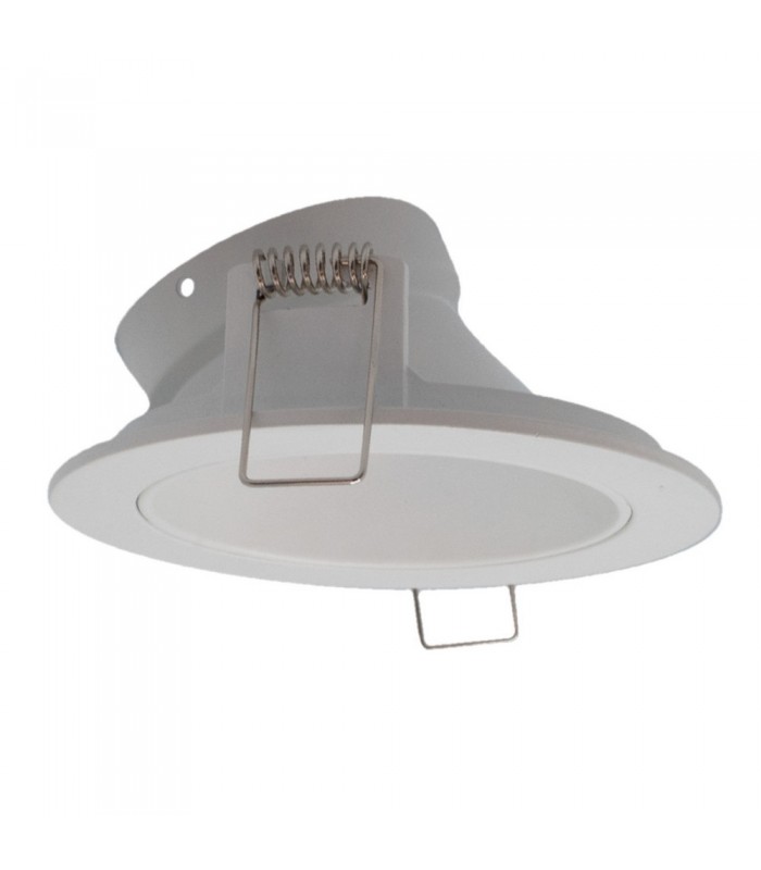 Recessed Downlight Round, 1 x GU10 (Max 12W), Matt White - 1