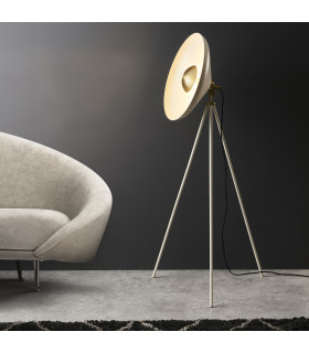 Glo Tripod Floor Lamp Warm White Brushed Brass-2