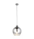 Panther Dome Pendant Light Chrome Ombre Glass Chrome-7