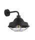 Lloyd Bathroom Wall Lamp Textured Matt Black With Clear Glass-9