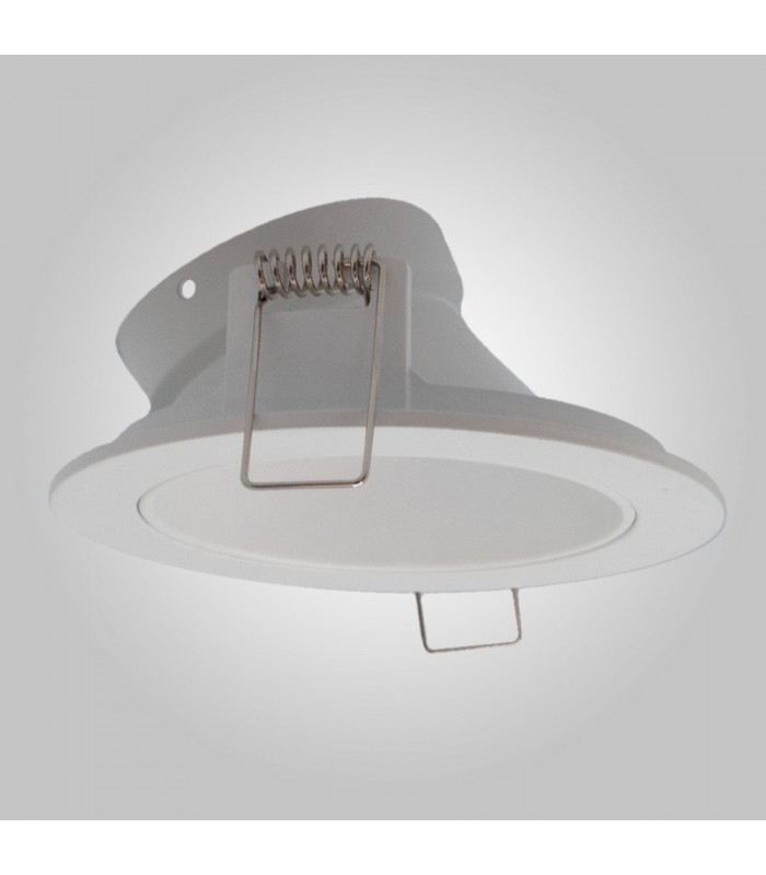 Recessed Downlight Round, 1 x GU10 (Max 12W), Matt White - 3
