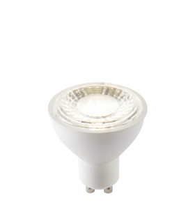 GU10 LED SMD Bulb Matt White Plastic Clear Prismatic-1
