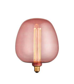 Roves E27 Bulb Pink Tinted Glass-1