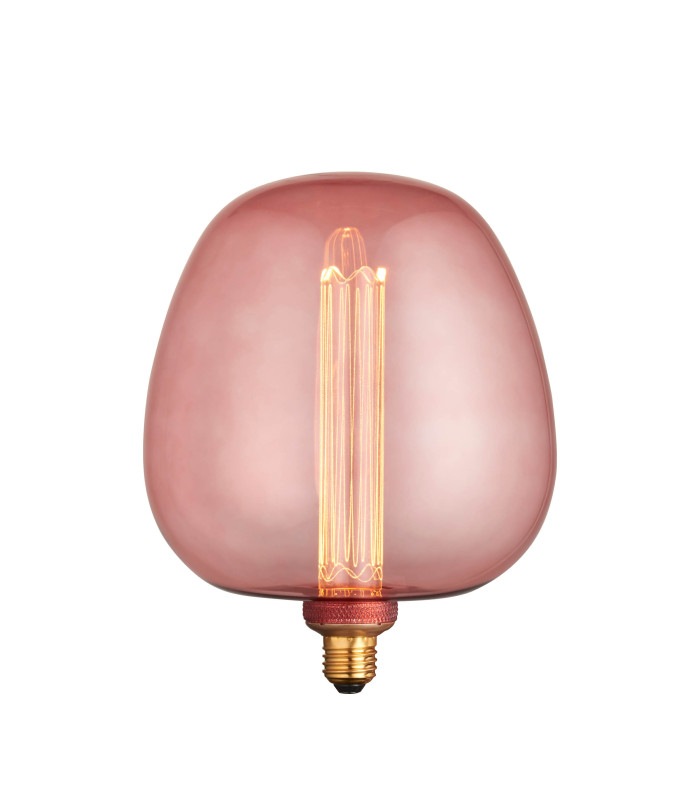 Roves E27 Bulb Pink Tinted Glass-1