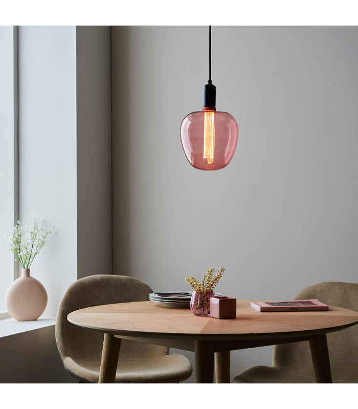Roves E27 Bulb Pink Tinted Glass-3