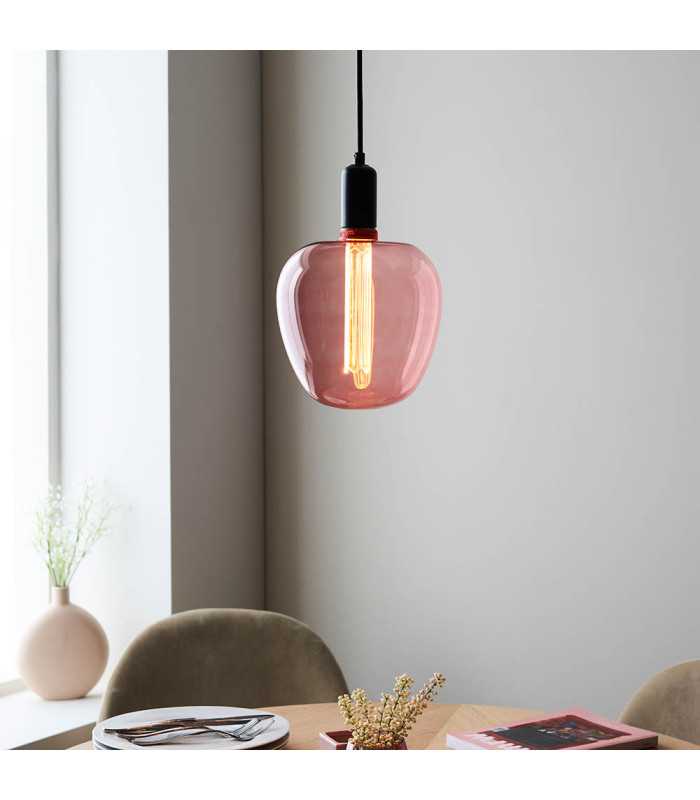 Roves E27 Bulb Pink Tinted Glass-4