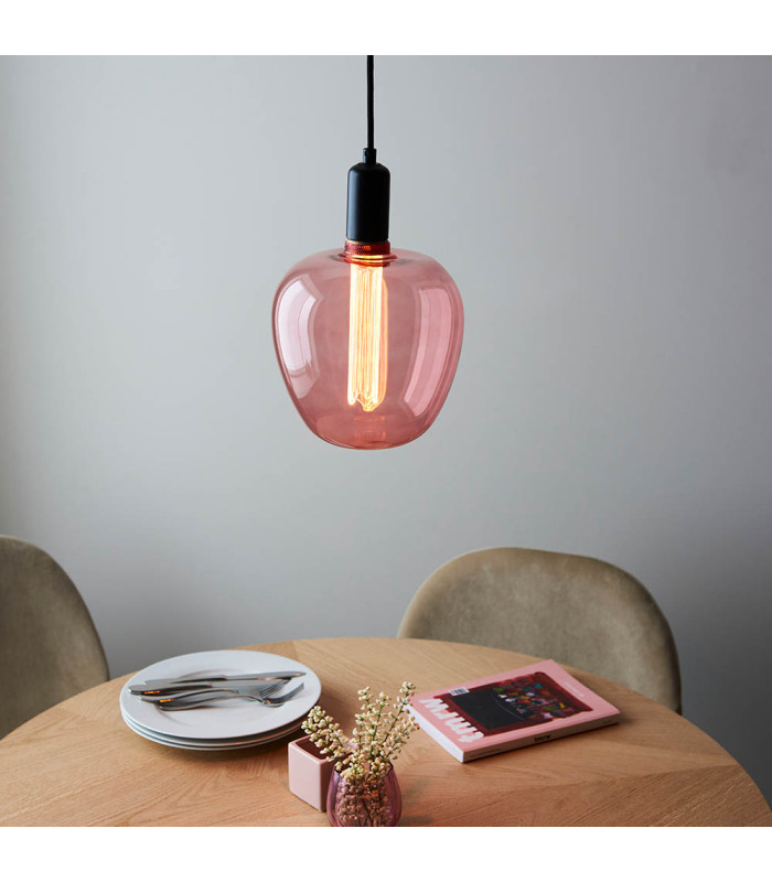 Roves E27 Bulb Pink Tinted Glass-5