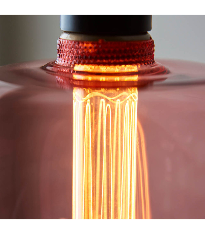 Roves E27 Bulb Pink Tinted Glass-7