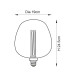 Roves E27 Bulb Pink Tinted Glass-9