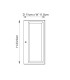Oxford Outdoor Wall Lantern Brushed Stainless Steel Clear Glass-8