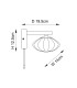 Mobias Bathroom Wall Lamp Satin Brass Clear Ribbed Glass-9