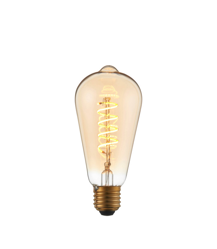 Twist E27 Bulb Amber Glass-1