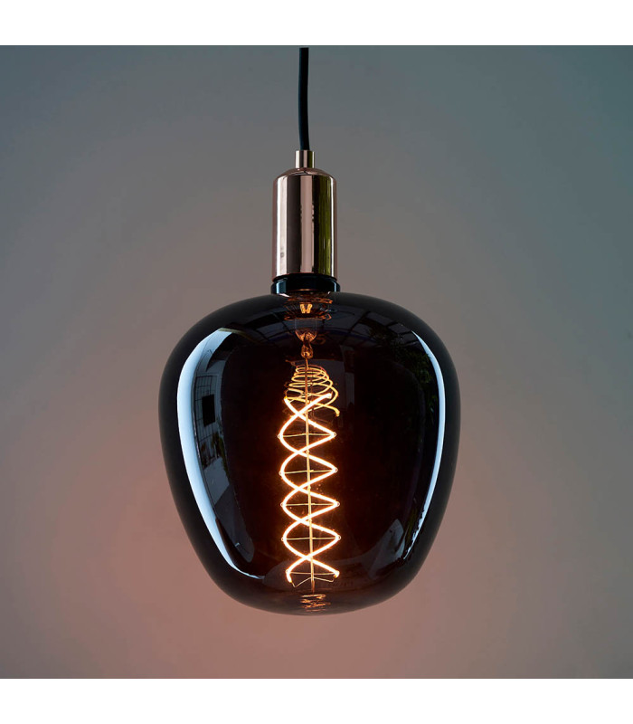 Helix E27 Bulb Smoked Glass-2