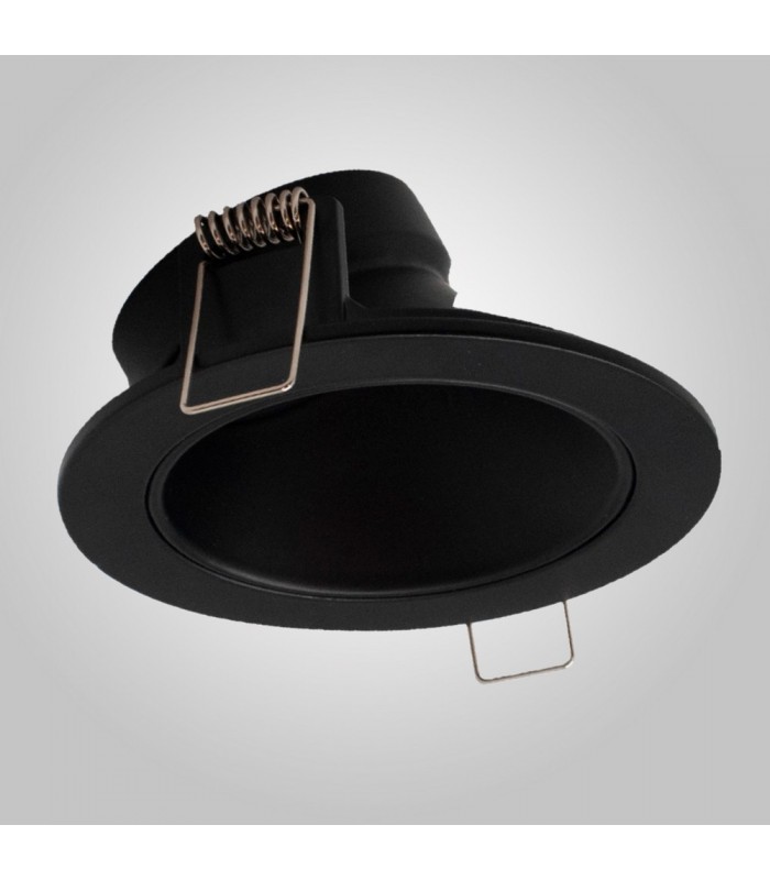 Recessed Downlight Round, 1 x GU10 (Max 12W), Matt Black - 3