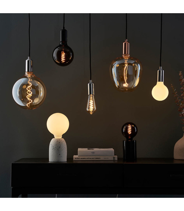 Twist E27 Bulb Amber Glass-3