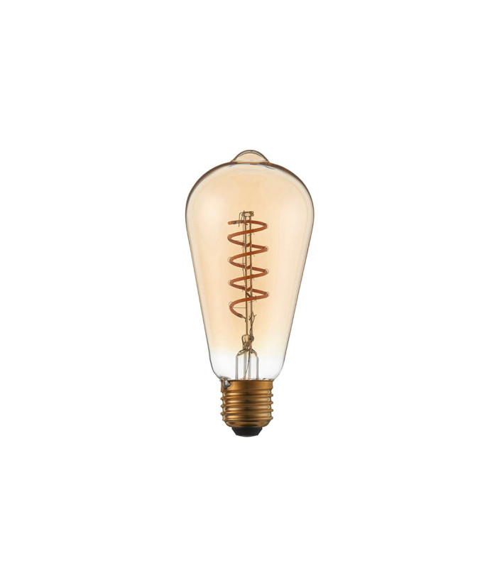 Twist E27 Bulb Amber Glass-4