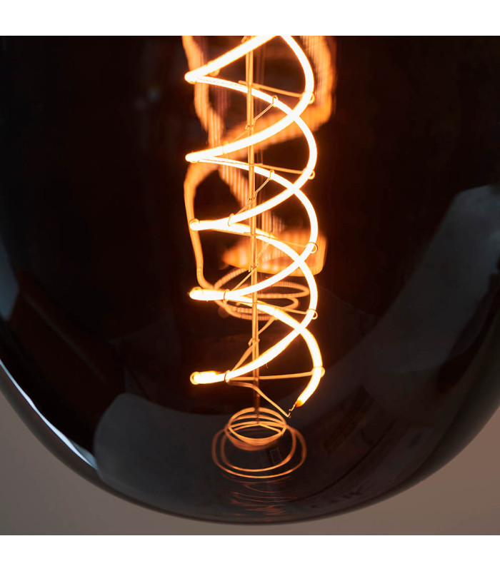 Helix E27 Bulb Smoked Glass-6
