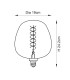 Helix E27 Bulb Smoked Glass-9