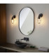 Crew Bathroom Wall Lamp Matt Black-3