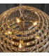Beatrice Pendant Light Bright Nickel Clear Crystal Glass-5