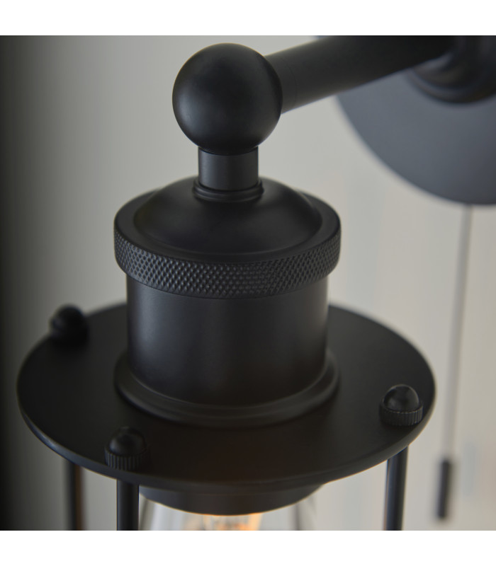 Crew Bathroom Wall Lamp Matt Black-6