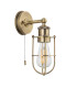 Crew Bathroom Wall Lamp Antique Brass-8
